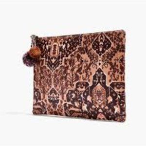 Madewell Large Pom-Pom Zip Pouch